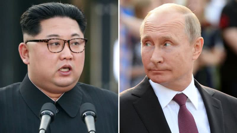 Kim Jong-un e Vladimir Putin - Getty Images