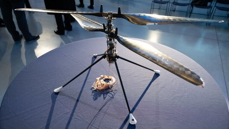 Mini-helicóptero que foi "aposentado" pela Nasa - Reprodução / NASA