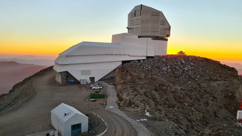 O Observatório Vera C. Rubin, no Chile - Divulgação/ Vera C. Rubin Observatory