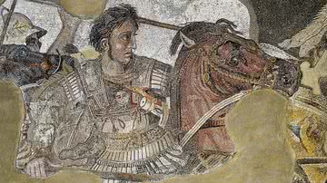 Mosaico retratando Alexandre, o Grande - Domínio Público via Wikimedia Commons