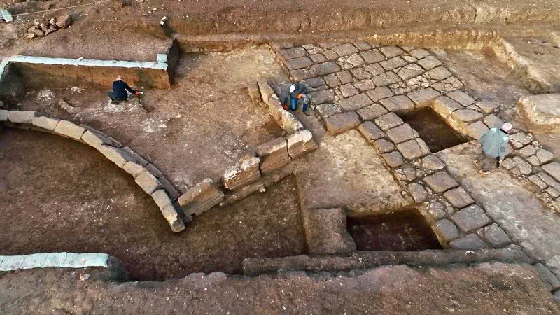 Base Legionária Romana  encontrada em Israel - Emil Aladjem/Israel Antiquities Authority