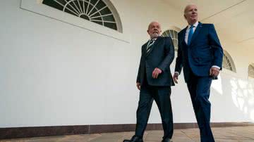 Os presidentes Lula e Biden, respectivamente - Getty Images