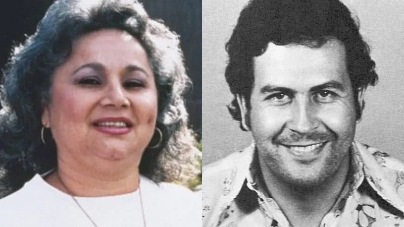 Griselda Blanco (esq.) e Pablo Escobar (dir.) - Arquivo pessoal