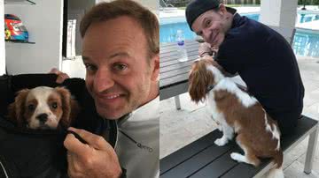 Rubens Barrichello e seu cachorro, Speedy - Reprodução/Redes Sociais/Instagram/@rubarrichello