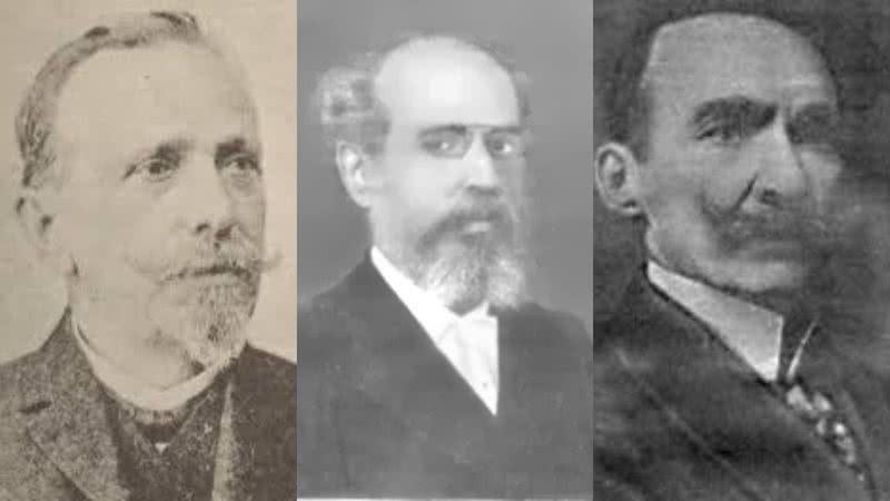 Montagem mostrando alguns dos pioneiros do espiritismo - Divulgação