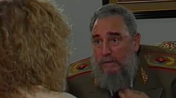 Fidel Castro em entrevista com Marília Gabriela - Reprodução/Vídeo/YouTube/@JornalDaBand