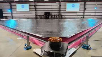 "Barco a vela espacial" do tamanho de uma quadra de basquete - Reprodução / NASA