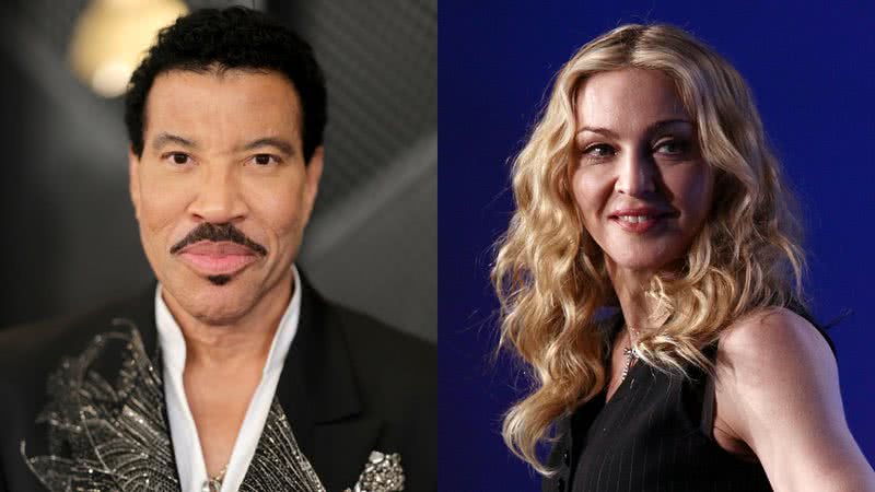 Lionel Richie e Madonna, respectivamente - Getty Images