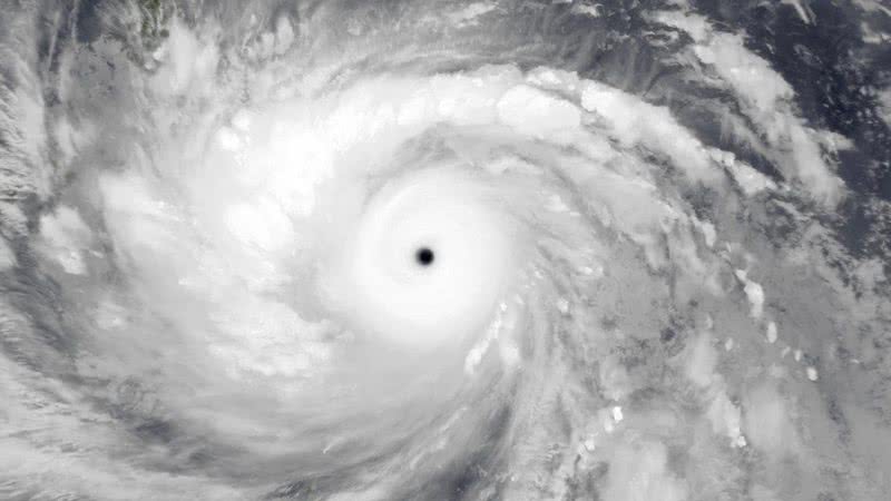 Imagem de satélite do tufão Haiyan, de 2013 - Divulgação/ Nasa