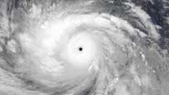 Imagem de satélite do tufão Haiyan, de 2013 - Divulgação/ Nasa