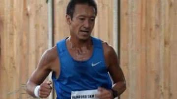 Fotografia de Dick Cheung durante a meia maratona - Divulgação/ Dick Cheung