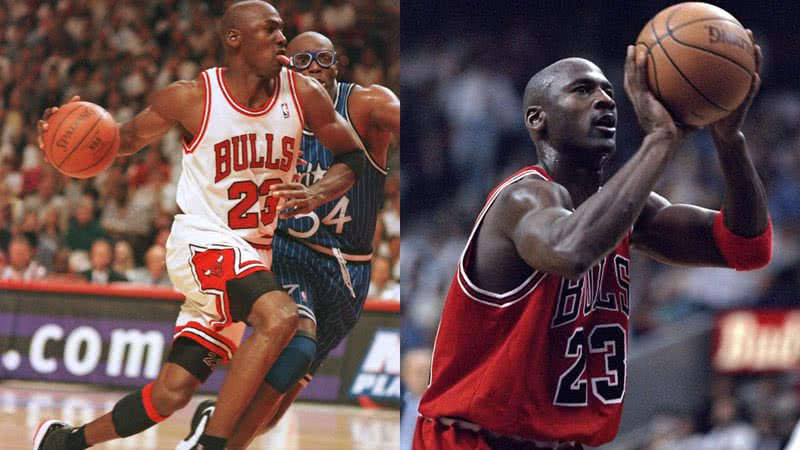 Fotografias de Michael Jordan quando ainda jogava basquete - Getty Images