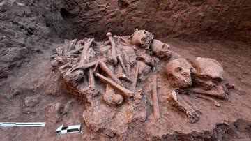 Oferendas humanas encontrada no México - Reprodução / Claudia Servin Rosas