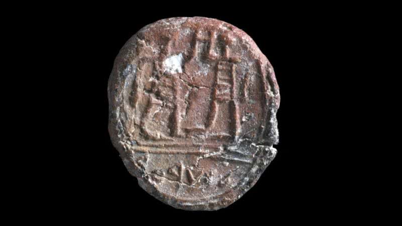 Selo de argila descoberto recentemente em Jerusalém - Reprodução/Facebook/Autoridade de Antiguidades de Israel (IAA)