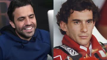 O coach Pablo Marçal (esq.) e o piloto Ayrton Senna (dir.) - Reprodução / Instagram / @pablomarcal1 e Getty Imagens
