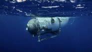 Modelo do submarino que eclodiu no oceano - Divulgação / OceanGate Expeditions