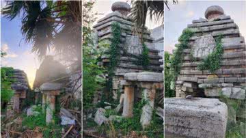 Fotografia mostrando os templos - Divulgação/ PRIHAH