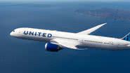 Imagem meramente ilustrativa de aeronave da United Airlines - Divulgação/ United Airlines