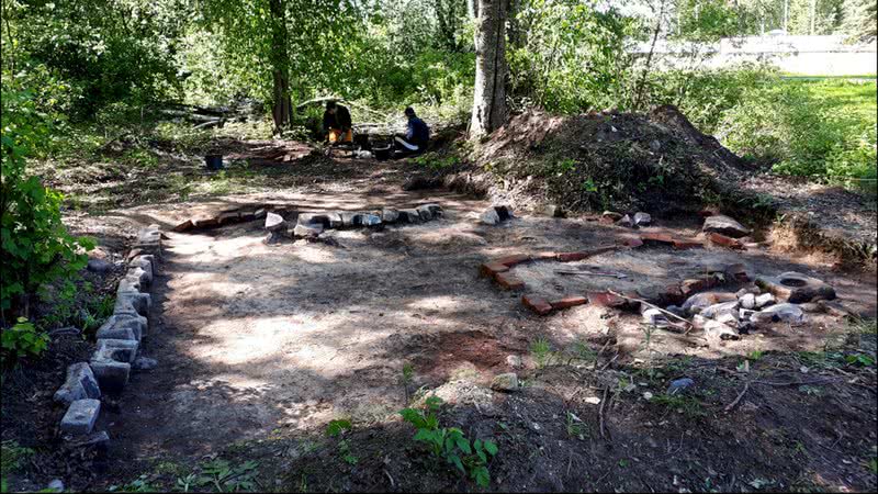 Área escavada da comunidade de Vaakunakylä - Divulgação/Antiquity Journal