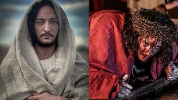 Allan Souza Lima como Jesus em 'Paixão de Cristo' - Reprodução/Instagram/@allansouzalima e @paixaodecristooficial