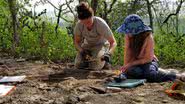 Fotografia tirada em meio às escavações em antigo assentamento humano em Curaçao - Divulgação/Simon Fraser University/Christina Gioves