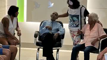 Quirino da Silva Souza foi velado sentado em uma poltrona - Divulgação/Wanderley Rodrigues