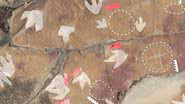 Pegadas e petróglifos foram encontrados - Divulgação/Scientific Reports