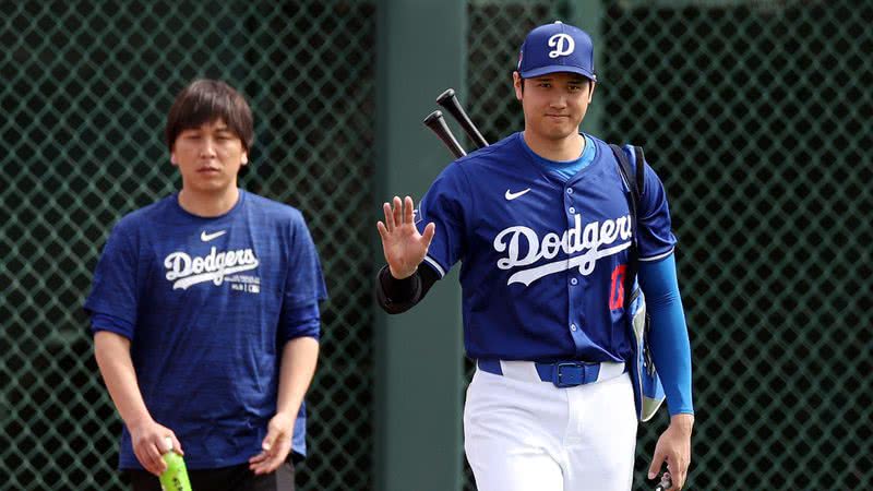 Ippei Mizuhara e o jogador de beisebol Shohei Ohtani - Getty Images