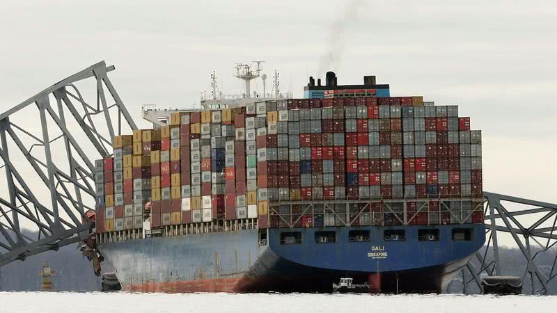 O navio cargueiro Dali - Getty Images