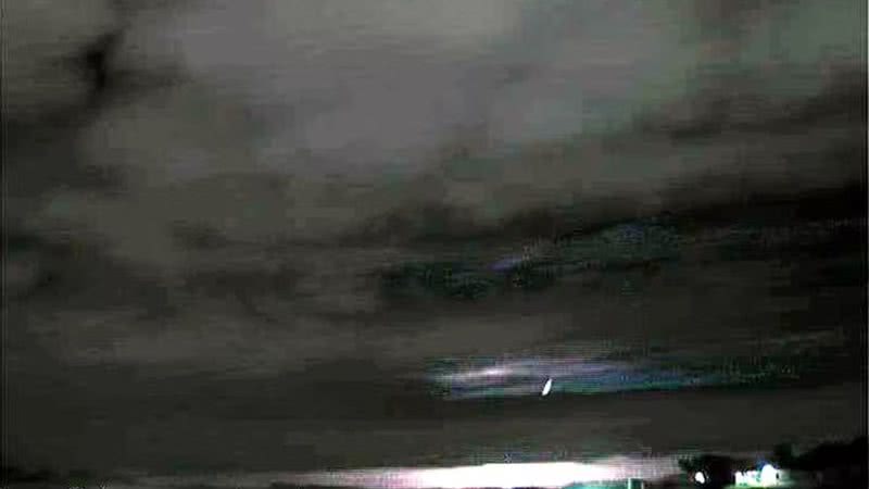 Meteoro foi visto na região sul do RS - Divulgação