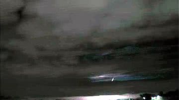 Meteoro foi visto na região sul do RS - Divulgação