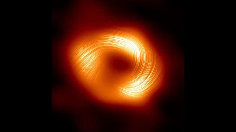 Nova imagem do buraco negro no centro da Via Láctea - Divulgação/EHT Collaboration