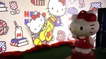 Registro da exposição que celebra os 50 anos da Hello Kitty - Vitor Lima