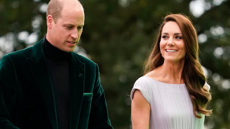 O príncipe William ao lado de Kate Middleton - Getty Images