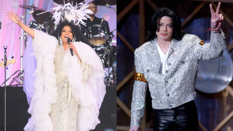Diana Ross e o Rei do Pop, Michael Jackson - Getty Imagens