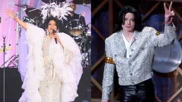 Diana Ross e o Rei do Pop, Michael Jackson - Getty Imagens