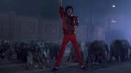 Michael Jackson com a jaqueta vermelha no videoclipe 'Thriller' - Reprodução/Vídeo/YouTube/Michael Jackson