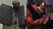 Moisés, uma das figuras mais famosas da Bíblia - Divulgação/Netflix e Domínio Público