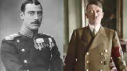 O rei da Dinamarca, Cristiano X (esq.) e o líder nazista, Adolf Hitler (dir.) - Domínio público e Wikimedia Commons