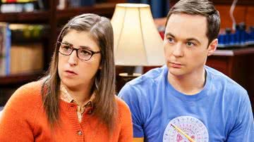 Amy e Sheldon em The Big Bang Theory - Divulgação
