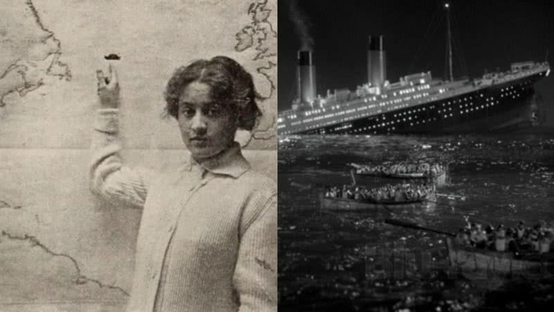 Cenas de 'Saved From the Titanic' e 'A Night to Remember' - Divulgação