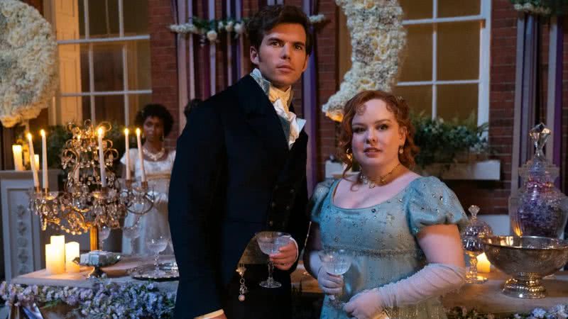 Colin e Penelope, o casal protagonista da 3ª temporada de 'Bridgerton' - Divulgação / Netflix