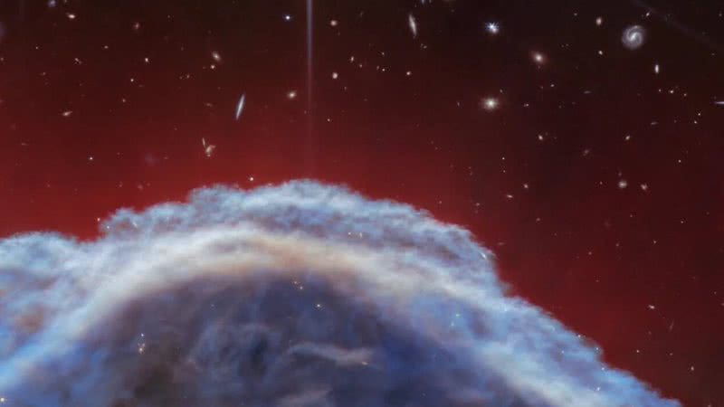 A nebulosa Cabeça de Cavalo capturada pelo James Webb - Reprodução / NASA