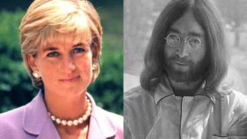 A princesa Diana e o artista John Lennon - Wikimedia Commons, sob licença Creative Commons