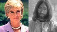 A princesa Diana e o artista John Lennon - Wikimedia Commons, sob licença Creative Commons