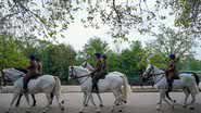 Imagem dos cavalos do Palácio de Buckingham - Getty Images