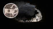 Caverna onde foram encontradas artes rupestres - Palaeodeserts Project