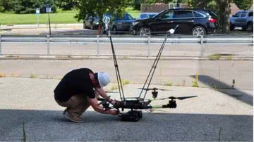 Drone que coletará dados durante eclipse - Divulgação/Jen Fowler