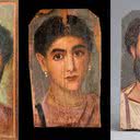 Alguns dos retratos encontrados no Egito - Divulgação/Musée du Louvre