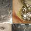 Ossos encontrados na França, junto de desenhos digitais dos restos humanos